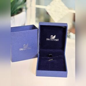 Swarovski Royal Blue Velvet Jewelry Box